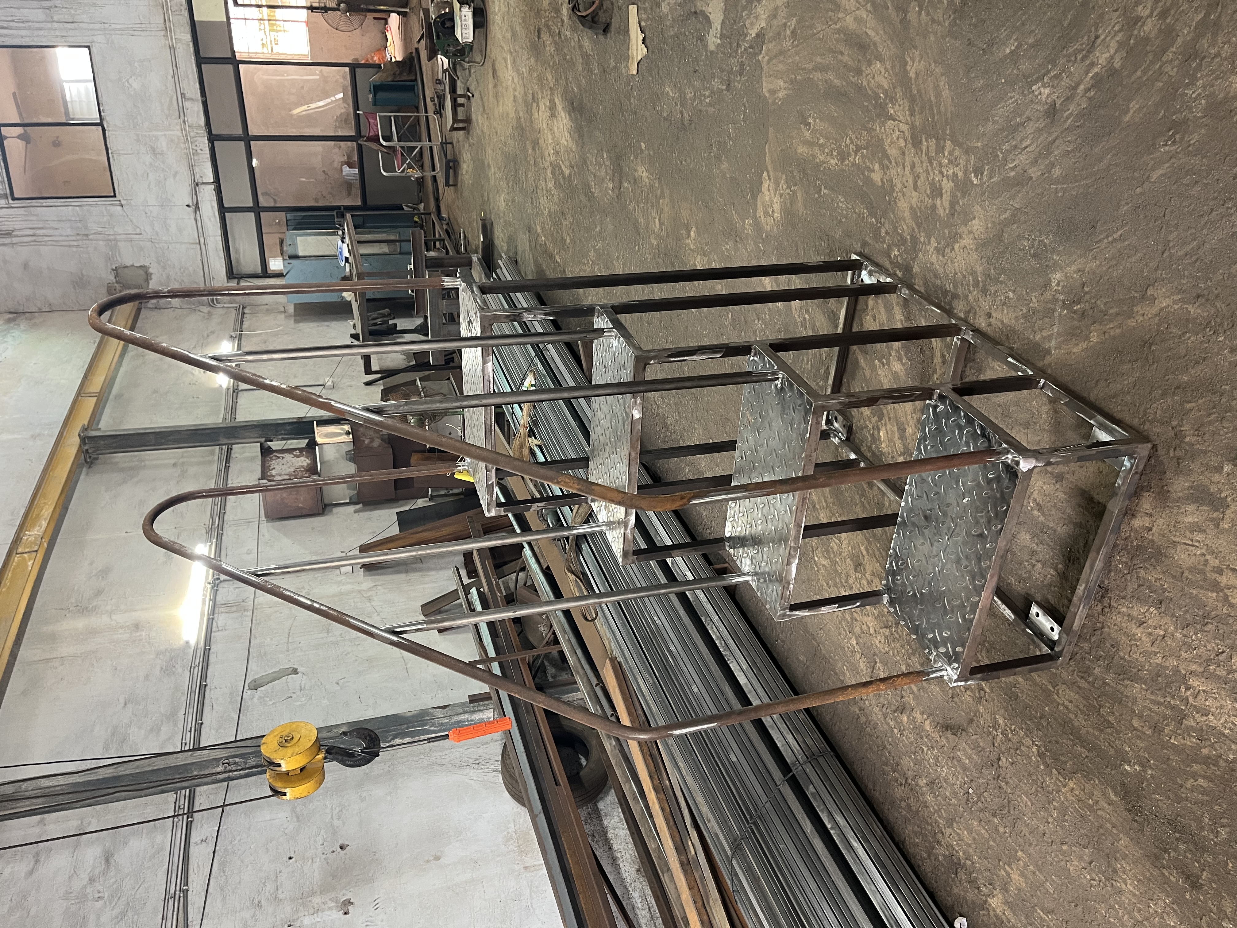 Industrial staircase fabrication